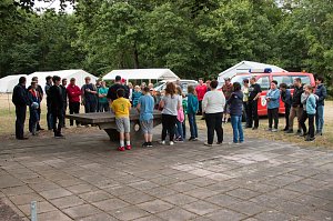 Zeltlager und Wettbewerbe im Ferienpark