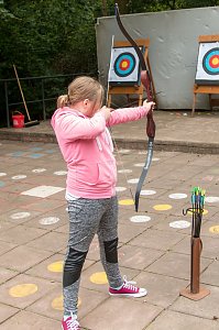 Zeltlager und Wettbewerbe im Ferienpark