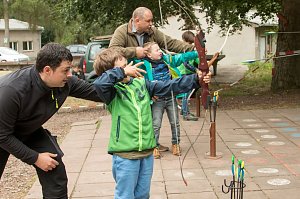 Zeltlager und Wettbewerbe im Ferienpark