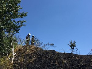 Brand in ehemaliger Kiesgrube