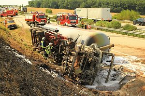Ein Toter bei Unfall auf der A 38