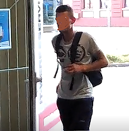 Einer der beiden mutmaßlichen Tatverdächtigen