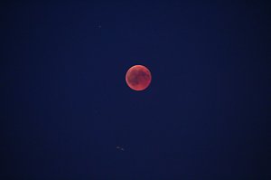 Blutmond über dem Südharz