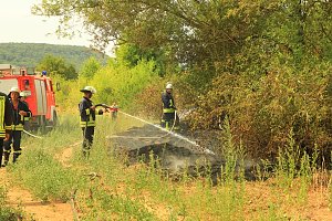 Flächenbrand zwischen Groß- und Kleinfurra