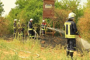 Flächenbrand zwischen Groß- und Kleinfurra