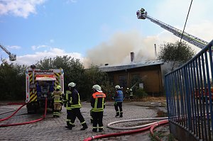 Feuer am Hauptbahnhof
