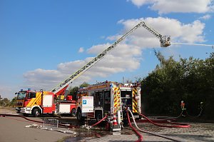 Feuer am Hauptbahnhof