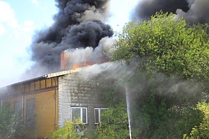 Gro&szlig;brand auf Bahnhofsgel&auml;nde