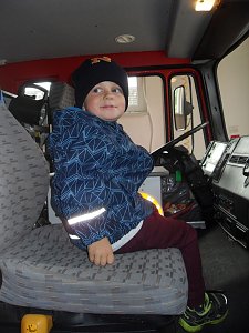 Besuch von Feuerwehr und Polizei