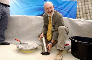 Grundsteinlegung für Wasserwerk