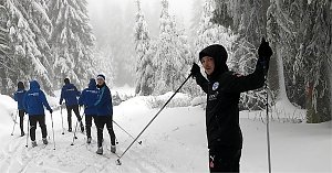 Fr&uuml;hsport mal anders - Nordh&auml;user Ski-Asse auf der Piste