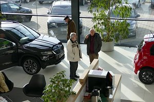 Sonnige Aussichten beim Skoda-Buffet