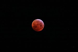 Mondfinsternis am 21. Januar 2019