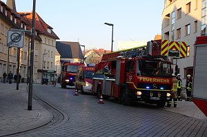 Brand in Toilette