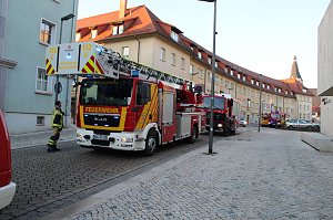 Brand in Toilette