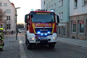 Brand in Toilette
