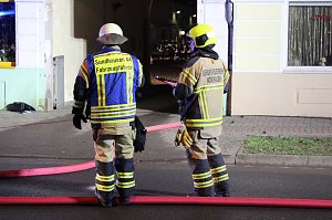 Schuppenbrand in der Bochumer Stra&szlig;e