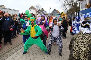 Festumzug zum 50. Jubil&auml;um in Wollersleben