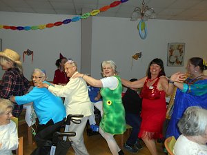 Rosenmontag im DRK-Pflegeheim