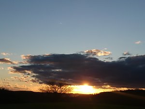 Abendstimmung &uuml;ber Neustadt-Osterode