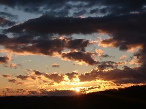 Abendstimmung &uuml;ber Neustadt-Osterode