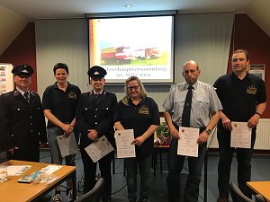 Hauptversammlung der Neust&auml;dter Feuerwehr