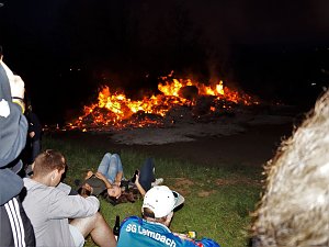 Osterfeuer in Leimbach