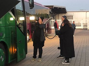 Mit Brauer und einem Filmteam unterwegs nach England
