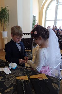 Hochzeit im Kindergarten