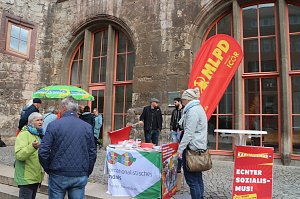 1. Mai auf dem Nordh&auml;user Rathausplatz