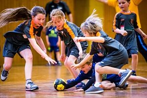 Handballzwerge im Mittelpunkt