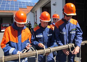 In den vergangenen zwei Wochen stellten sich insgesamt 33 Jugendfeuerwehrmitglieder in zwei Pr&uuml;fungsdurchg&auml;ngen selbst auf die Probe.