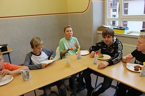 St&auml;rkung zwischen den Aktivit&auml;ten - Dank der Eltern kein Problem