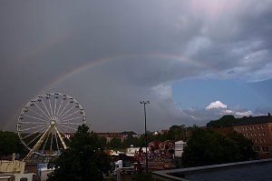 Unwetter &uuml;ber Nordhausen