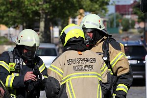 Einsatz in der Langen Stra&szlig;e