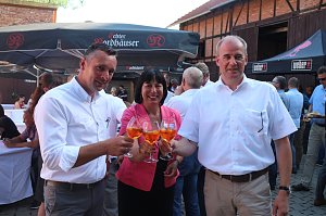 Der Nordth&uuml;ringer Unternehmerverband feierte heute sein Sommerfest auf dem Lindengut in Gudersleben