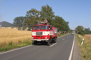 Gro&szlig;brand zwischen Ellrich und Werna