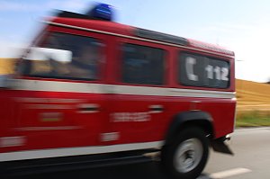 Gro&szlig;brand zwischen Ellrich und Werna