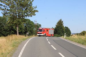 Gro&szlig;brand zwischen Ellrich und Werna