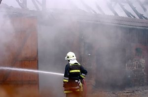Brand in Harzungen