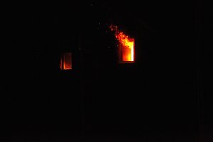 Hausbrand in Kleinfurra
