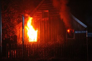 Hausbrand in Kleinfurra