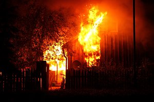 Hausbrand in Kleinfurra