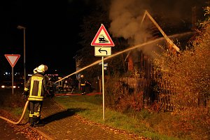 Hausbrand in Kleinfurra