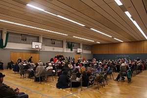 Der Evakuierungspunkt in Nordhausen Ost