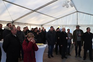 Grundsteinlegung f&uuml;r zwei neue Mehrfamilienh&auml;user in Nordhausen Nord