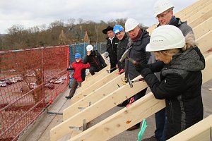 Richtfest am Humboldt-Gymnasium Nordhausen