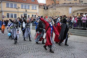 Rosenmontag auf dem Markt Sondershausen