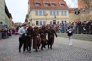 Rosenmontag auf dem Markt Sondershausen