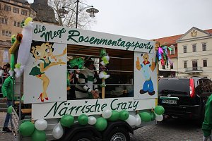 Rosenmontag auf dem Markt Sondershausen